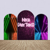 Beliebig Text Funkeln Das Wort Beleuchtung Party Bogen Hintergrund Bausatz